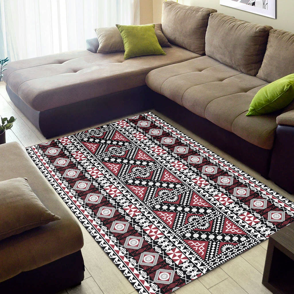 Samoa Area Rug Tapa Design-Myprintsy