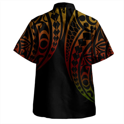 Samoa Hawaiian Shirt Kakau Style-Myprintsy