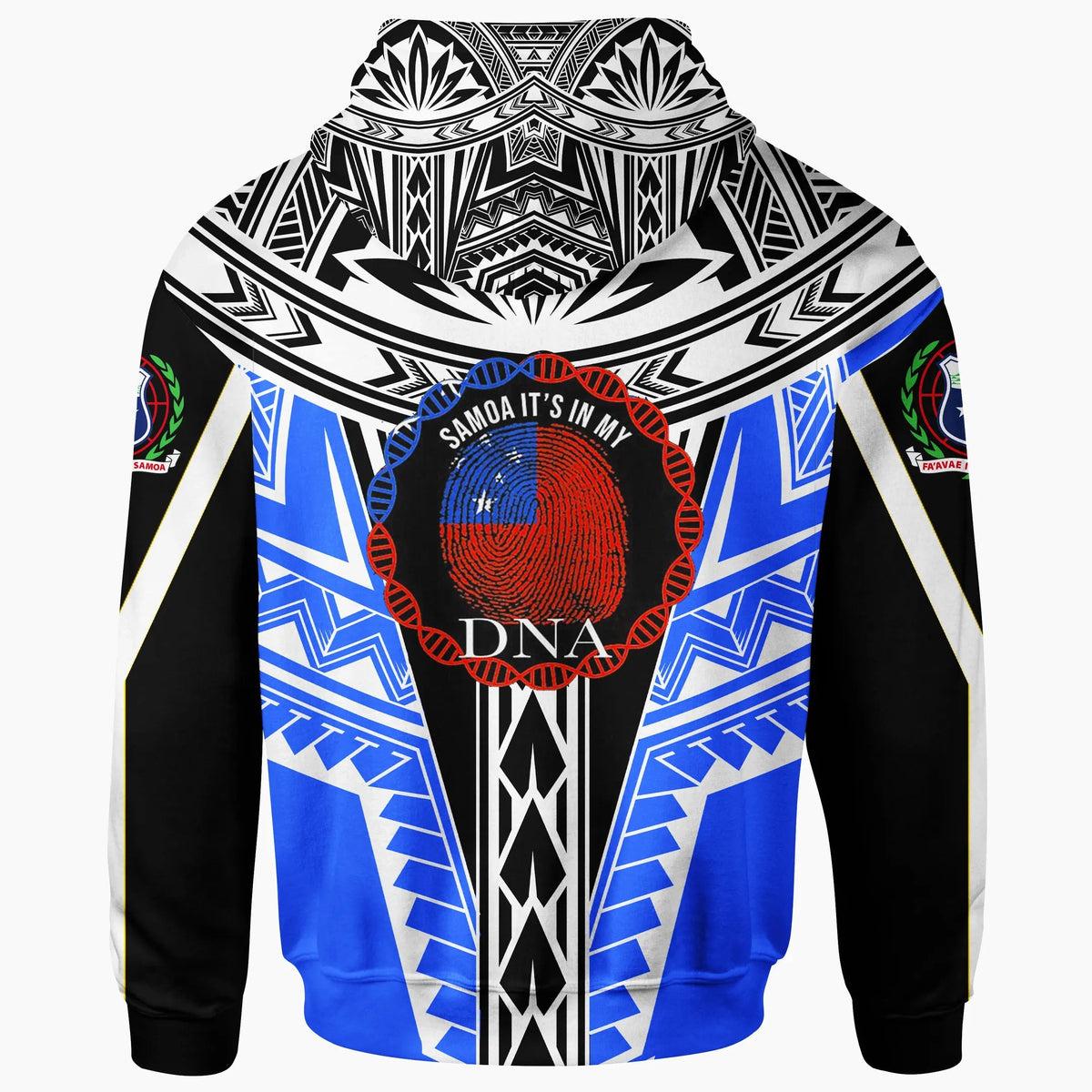 Samoa Hoodie - It's In My DNA Blue Color-Myprintsy