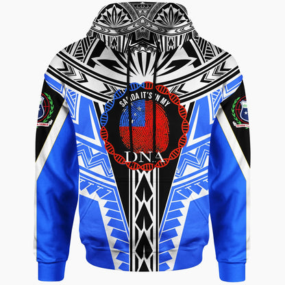 Samoa Hoodie - It's In My DNA Blue Color-Myprintsy