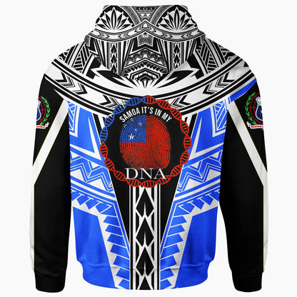 Samoa Hoodie - It's In My DNA Blue Color-Myprintsy