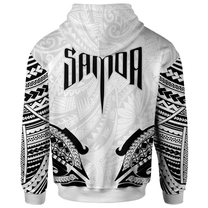 Samoa Hoodie - Samoan Pride Polynesian Tattoo Pattern-Myprintsy