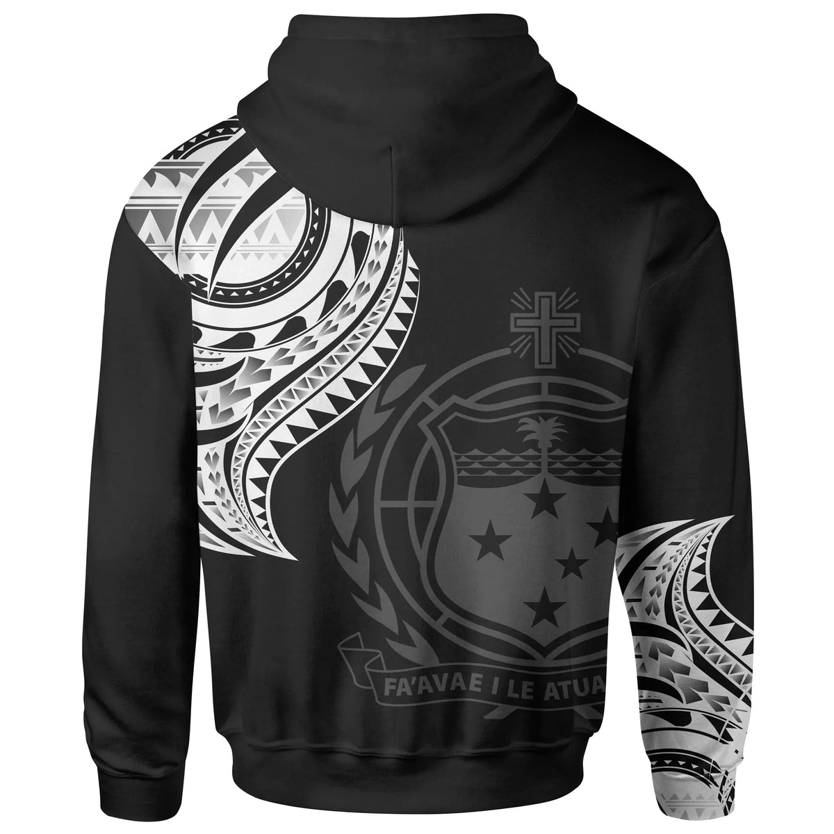 Samoa Hoodie - Samoan Tatau Patterns-Myprintsy