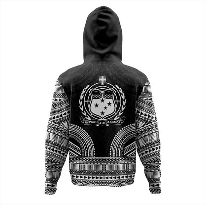 Samoa Hoodie Ula Nifo Circle Pattern Design-Myprintsy