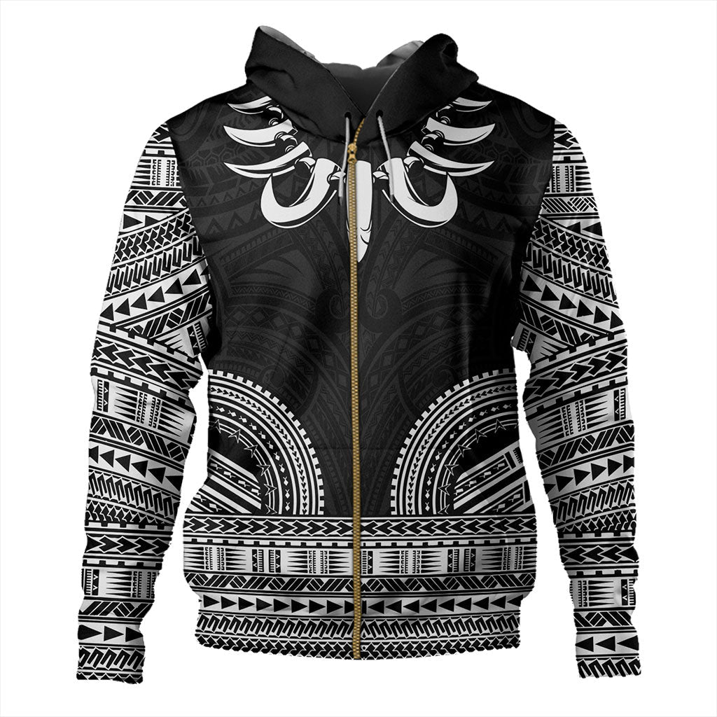 Samoa Hoodie Ula Nifo Circle Pattern Design-Myprintsy