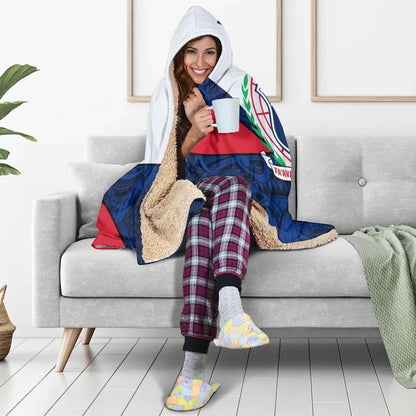 Samoa Polynesian Hooded Blanket - Legend of Samoa-Myprintsy