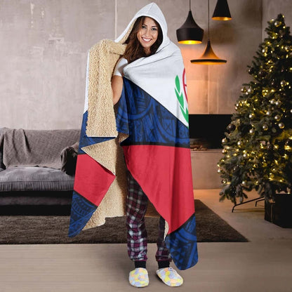 Samoa Polynesian Hooded Blanket - Legend of Samoa-Myprintsy
