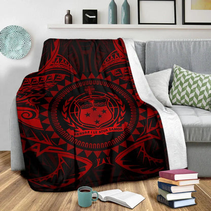 Samoa Polynesian Premium Blanket - Samoa Red Seal-Myprintsy