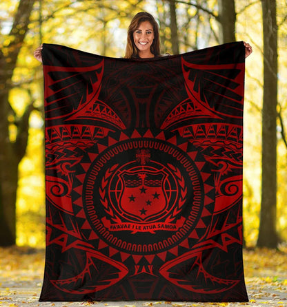 Samoa Polynesian Premium Blanket - Samoa Red Seal-Myprintsy