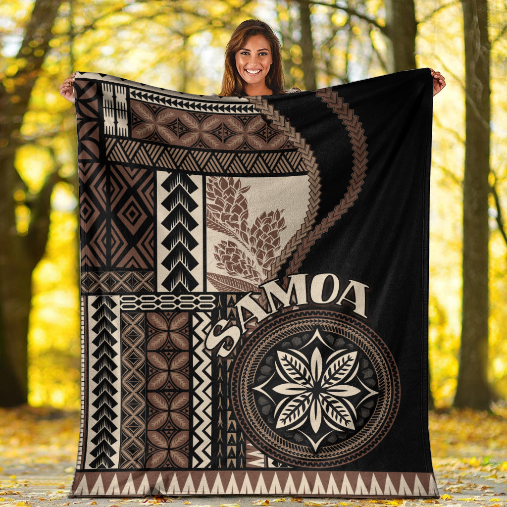 Samoa Premium Blanket Samoan Siapo Motif Classic Style-Myprintsy