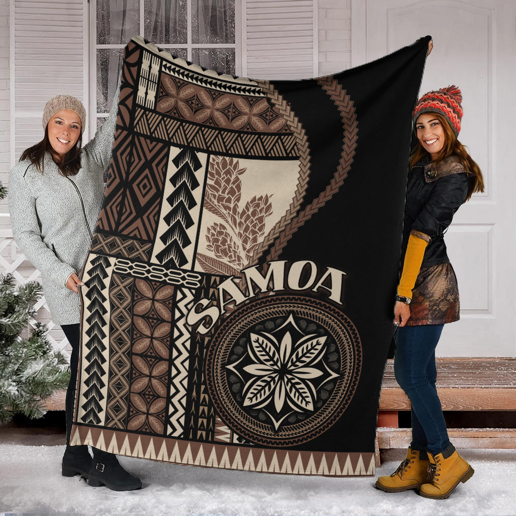 Samoa Premium Blanket Samoan Siapo Motif Classic Style-Myprintsy