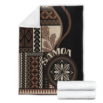 Samoa Premium Blanket Samoan Siapo Motif Classic Style-Myprintsy