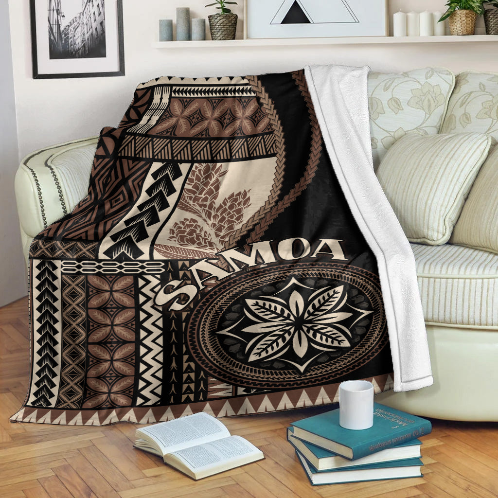 Samoa Premium Blanket Samoan Siapo Motif Classic Style-Myprintsy