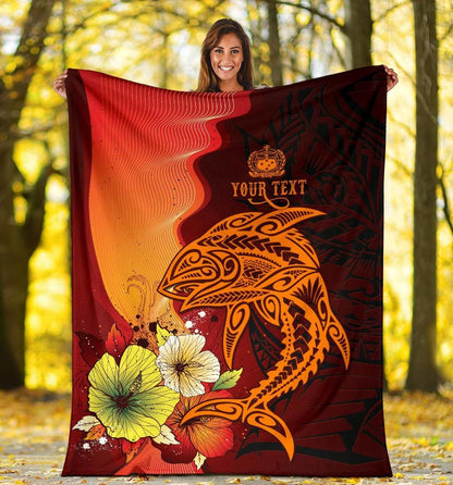 Samoa Premium Blankets - Tribal Tuna Fish-Myprintsy