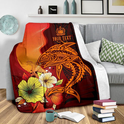 Samoa Premium Blankets - Tribal Tuna Fish-Myprintsy