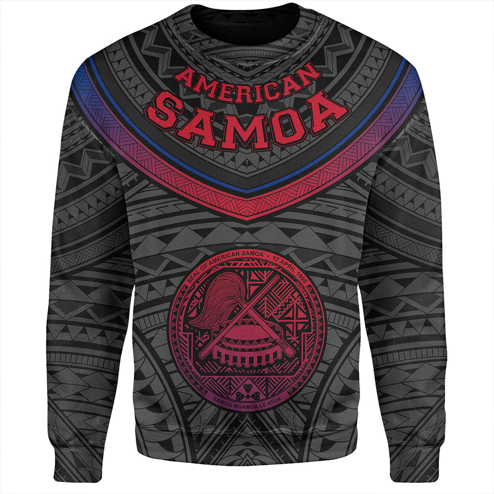 Samoa Sweatshirt American Samoa Polynesian Authen-Myprintsy