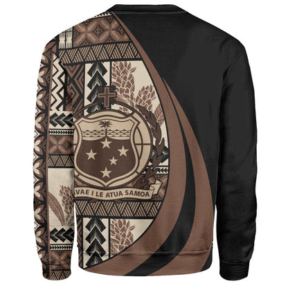 Samoa Sweatshirt Faavae i le Atua Siapo Tribal Heritage-Myprintsy