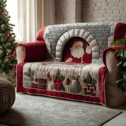 Santa Cozy Corner Quilted Sofa Cover VTQ-Myprintsy