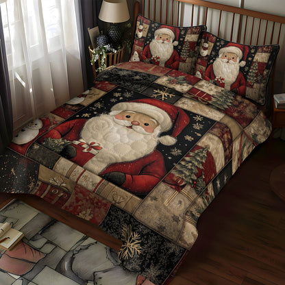 Santa Cozy -Piece Quilted Bedding Set VTQ-Myprintsy
