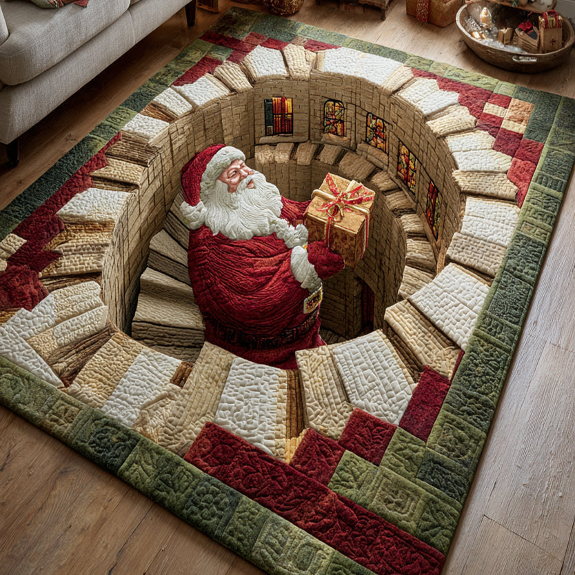 Santa Descent Area Rug VTQ-Myprintsy