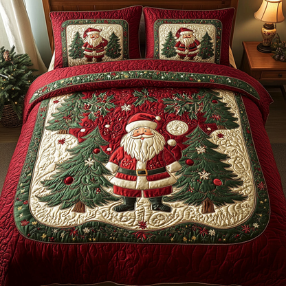 Santa Dreams -Piece Quilted Bedding Set VTQ-Myprintsy