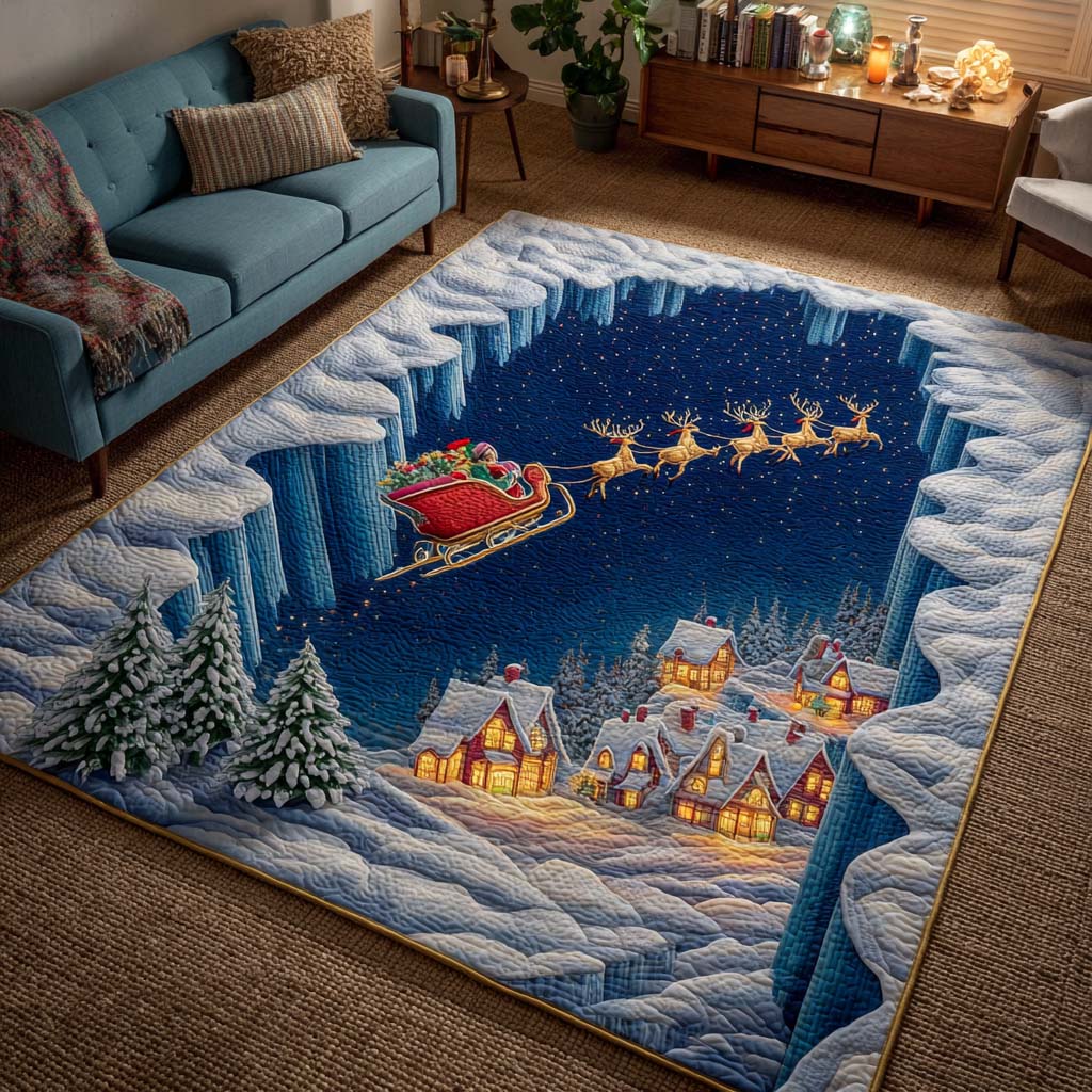 Santa Journey Area Rug VTQ-Myprintsy