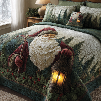 Santa Magic -Piece Quilted Bedding Set VTQ-Myprintsy