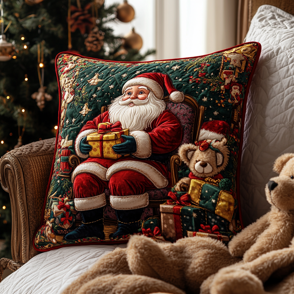 Santa Moment Quilted Pillow Case VTQ-Myprintsy