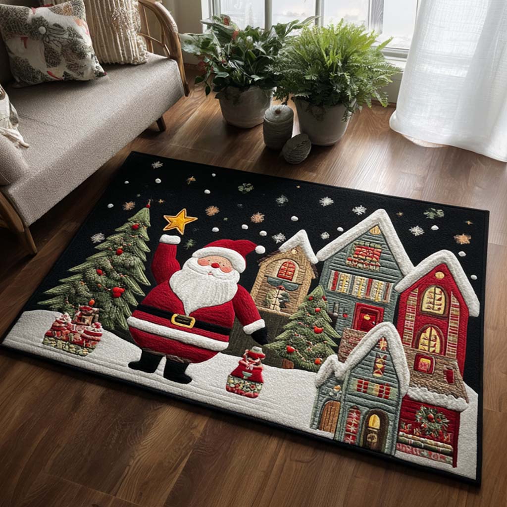 Santa Night Area Rug VTQ-Myprintsy