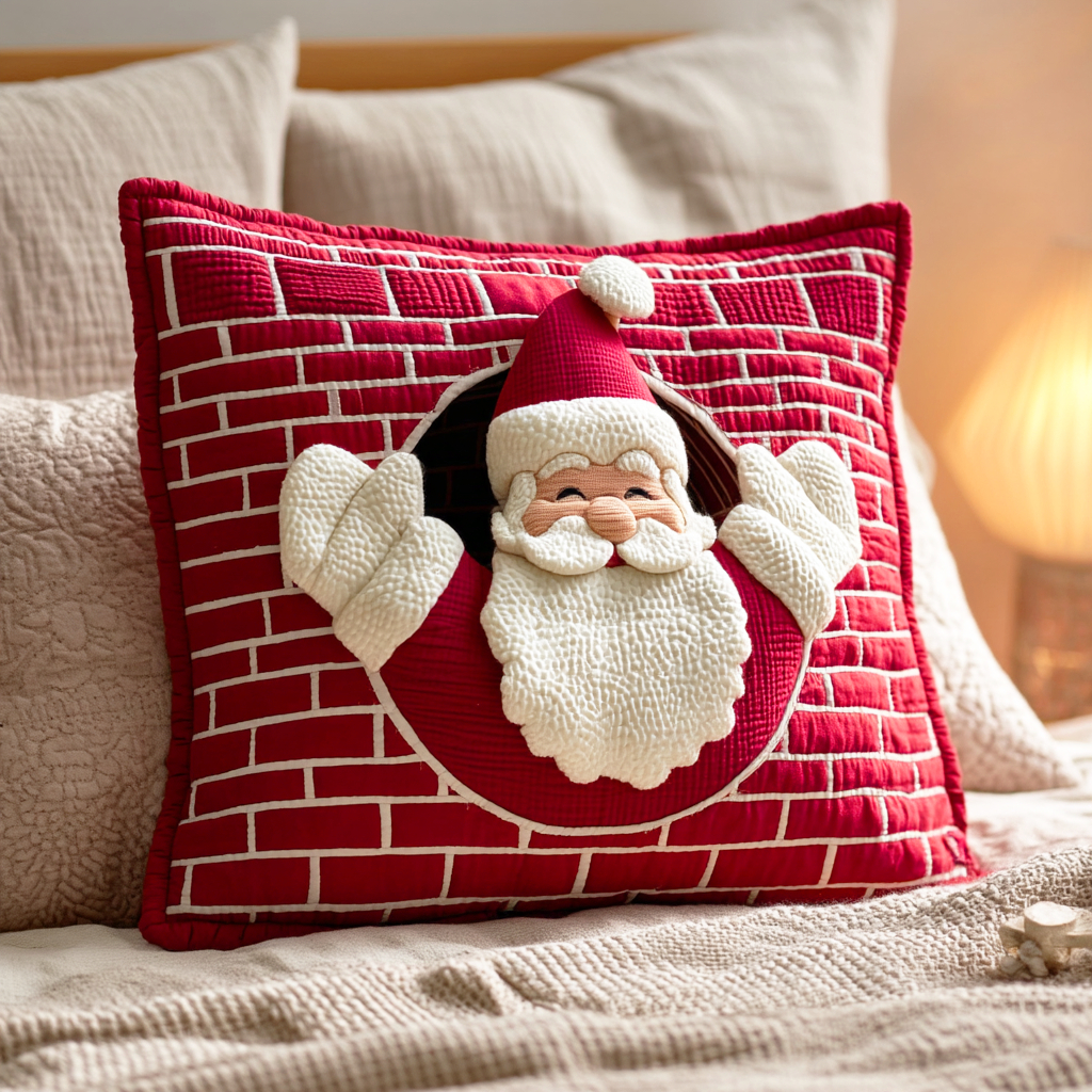 Santa Night Quilted Pillow Case VTQ-Myprintsy
