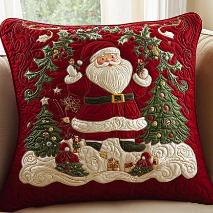 Santa Sleigh Ride Quilted Pillow Case VTQ-Myprintsy