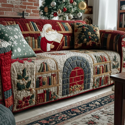 Santa Story Quilted Sofa Cover VTQ-Myprintsy