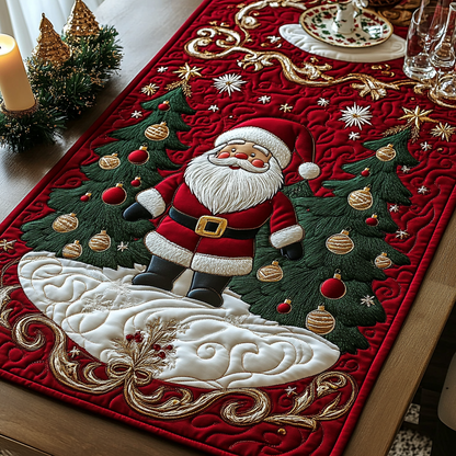 Santa Surprise Quilted Table Runner VTQ-Myprintsy