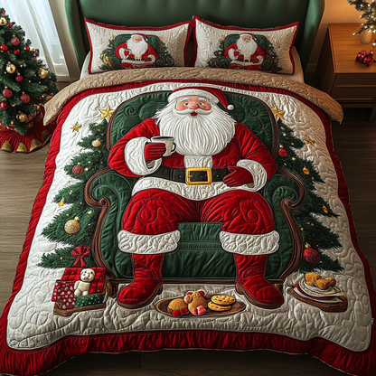 Santa Wish -Piece Quilted Bedding Set VTQ-Myprintsy