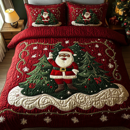Santa Workshop Wonder V -Piece Quilted Bedding Set VTQ-Myprintsy