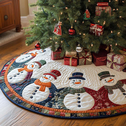 Scarf and Hat Christmas Quilted Tree Skirt-Myprintsy