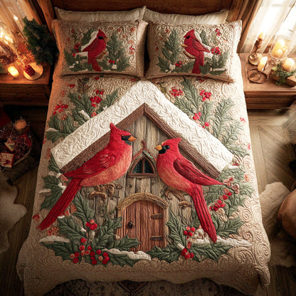 Scarlet Haven -Piece Quilted Bedding Set VTQ-Myprintsy