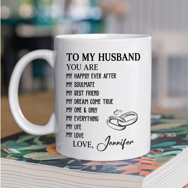 To My Husband - Personalized Coffee Mug