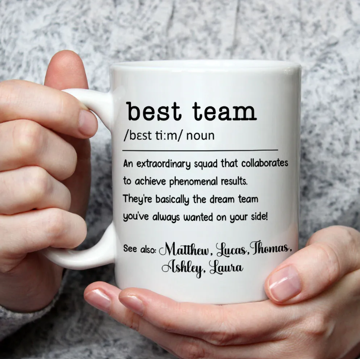 Best Team - Personalized Coffee Mug