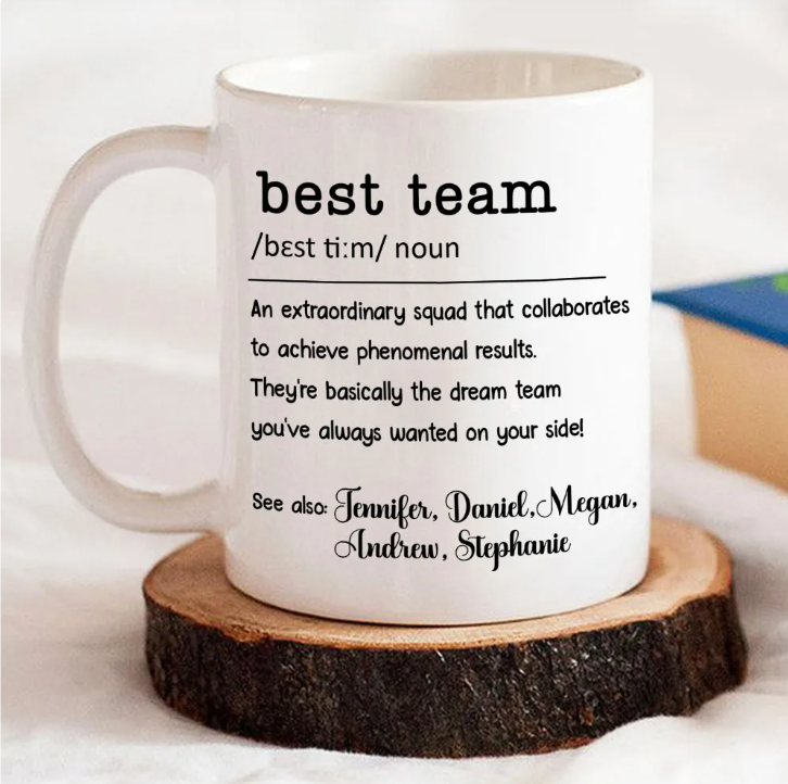 Best Team - Personalized Coffee Mug