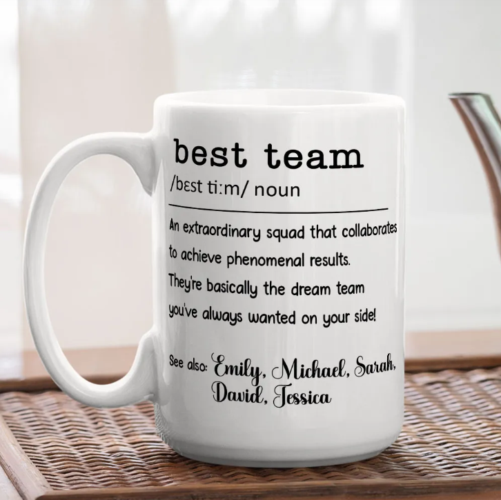 Best Team - Personalized Coffee Mug