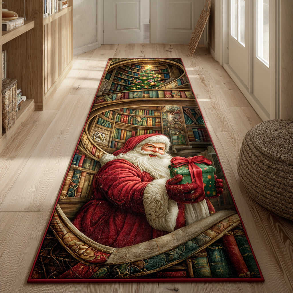 Scroll Santa Claus Runner Carpet VTQ-Myprintsy