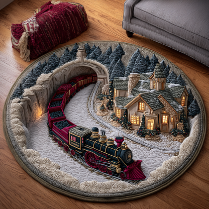 Season Track Quilted Round Mat VTQ-Myprintsy