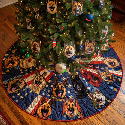 Shepherd Braver Quilted Christmas Tree Skirt-Myprintsy