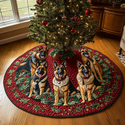 Shepherd Gift Quilted Christmas Tree Skirt VTQ-Myprintsy