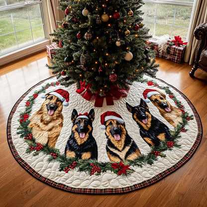 Shepherd Glow Quilted Christmas Tree Skirt VTQ-Myprintsy
