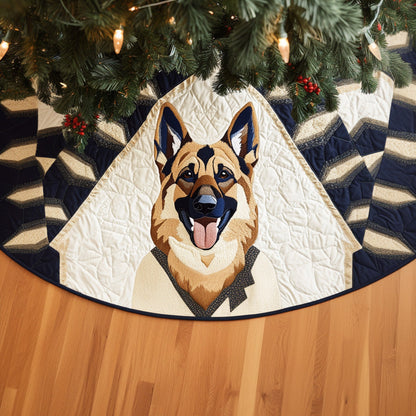 Shepherd Yuletide Glow Quilted Christmas Tree Skirt-Myprintsy