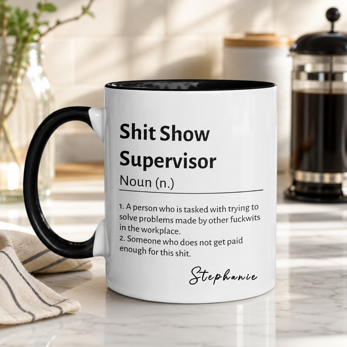 Shit Show Supervisor - Personalized Funny Coffee Mug-Myprintsy
