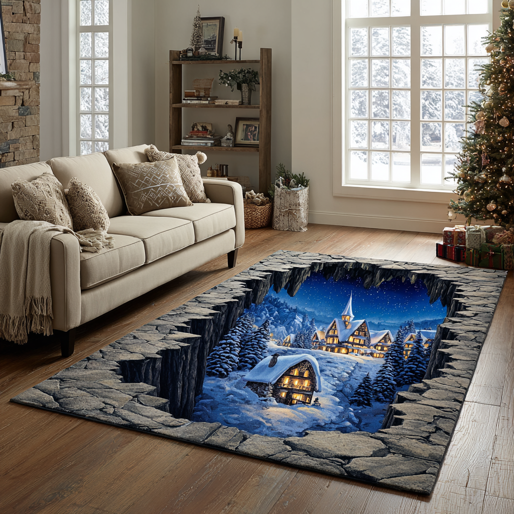 Silent Cabin Area Rug VTQ-Myprintsy
