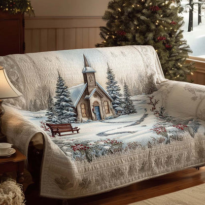 Silent Church Glow Quilted Sofa Cover VTQ-Myprintsy